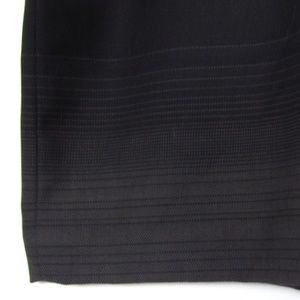 Anne Klein - Black & Grey Pencil Skirt (Wool Blend)